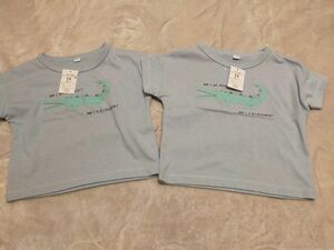 新品 半袖Tシャツ Tシャツ キッズ　ベビー　80 双子