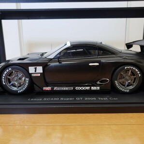 1/18 AUTO art オートアート Lexus レスサス SC430 2006 GT500 テストカーの画像2