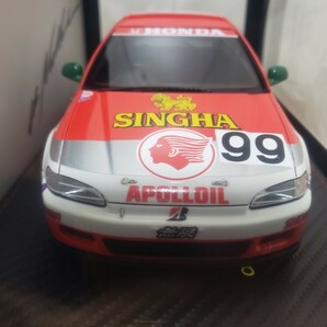 【未開封品】1/18 ignition model イグニッションモデル WEB限定 出光 MOTION 無限 CIVIC (#99) 1994 Macau Cup Race IG3051 シビックの画像4