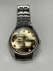 SEIKO AUTOMATIC VANAC バナック 腕時計 自動巻き セイコー シルバー ゴールド 5626-7140 カットガラス