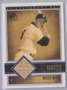 Roger Maris ロジャー・マリス Game Used Bat 実使用バットカード Upper Deck SP Legendary Cuts 2002