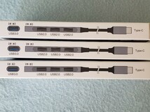☆ 薄型Type-C to USB4ポート Type-Cハブ３台　未使用品 ☆_画像6