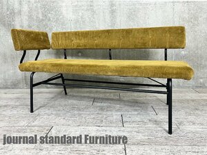 ジャーナルスタンダード ファニチャー / J.S.F■PAXTON LD BENCH / パクストン エルディ ベンチ■片アームソファ■コーデュロイ