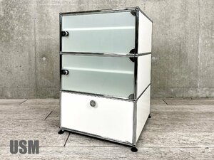 USM is la-#1 row 3 step cabinet # pure white # audio rack #D500#GRGREX