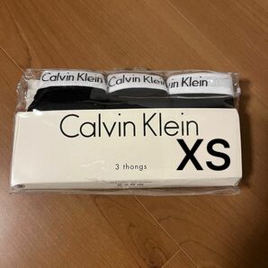 Calvin Klein Tバック 3枚セット【XS】ショーツカルバンクライン