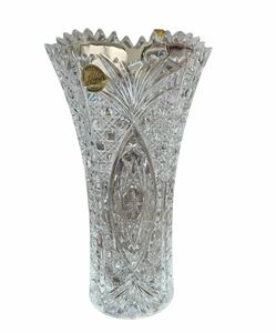 france フランス クリスタルダルク Cristal D’Arques 花瓶 花器 ヴィンテージ クリスタルガラス フラワーベース インテリア 置物