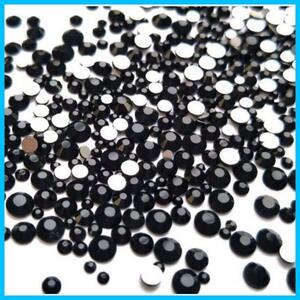 [ stock sale ] nails . ornament .. clothes equipment use DIY high . light rhinestone approximately 1440 bead (ss3-20 mixing size ) color ( black 
