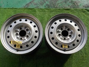 L15014 ＴＯＰＹ 汎用スチール シルバー ２本 ６Ｊ ＋４０ ＰＣＤ１１４．３ ハブ径約７３ミリ 旧車系