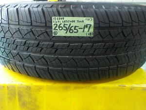 5) 6849(2 ミシュラン ＬＡＴＩＴＵＤＥ ＴＯＵＲ 265/65R17 １本のみ ランクルプラド 等 2021年製