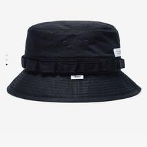 21ss WTAPS JUNGLE HAT COTTON WEATHER BLACK L＊ダブルタップス ハット キャップ CAP 24ss_画像1