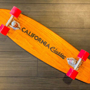  【未使用デッドストック】CALIFORNIA Classic スケートボード ウッドデッキ 70's アンティーク ディスプレイ DOG TOWNの画像1