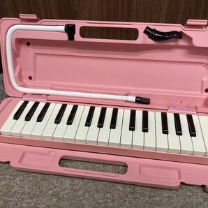 YAMAHA ヤマハ 鍵盤ハーモニカ ピアニカ P-32DP ピンク 動作確認済の画像1