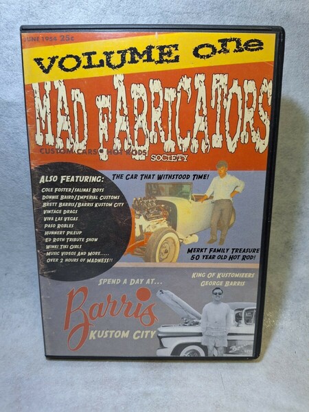 MAD FABRICATORS 1 DVD マッドファビリケーターズ　ホットロッド　HOT ROD KUSTOM BARRIS