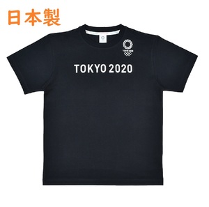 L　日本製 綿１００％ 　定価4,070円　 新品タグ付送料無 # 東京2020オリンピック 　柔らか生地　#Tシャツ　 大特価セール　