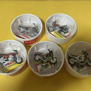 サントリーコーヒーボス HONDA バイクフィギュア 全5種類 フルコンプ 旧車 非売品の画像1