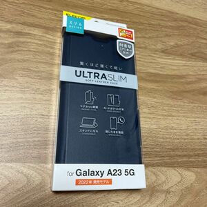 エレコム Galaxy A23 5G SC-56C | SCG18 ケース カ ネイビー PM-G227PLFUNV