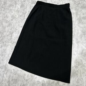 J @ 美品 '洗礼されたデザイン' NINA RICCI ニナリッチ 高品質 ロング タイトスカート size13AR レディース 婦人服 ボトムス 古着 ブラック