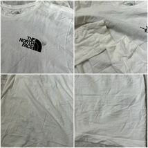 JJ ＊ 22SS アウトドア '人気モデル' THE NORTH FACE ノースフェイス 長袖 ロゴプリント Tシャツ / カットソー M メンズ トップス _画像8