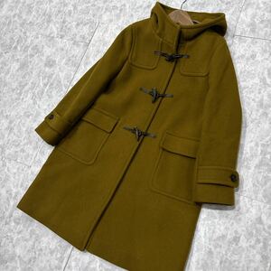 QQQ＊ 美品 '着心地抜群' UNITED ARROWS GREEN LABEL RELAXING ユナイテッドアローズ 高品質 メルトンウール ダッフルコート 44 レディース