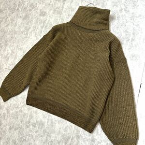 II ＊ イタリア製 国内正規品 '高級紳士服' EMPORIO ARMANI エンポリオアルマーニ 高品質 WOOL混 ニット 長袖 タートルネック セーター46