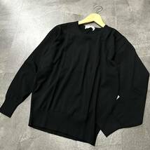 A ☆良品/ 高級ラグジュアリー服 '着心地抜群' PIERRE BALMAIN ピエールバルマン 長袖 WOOL100%ニット カットソー セーター 38 トップス_画像1