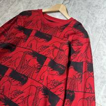 Q☆美品/ 17AW 'AKIRAコラボ' Supreme シュプリーム AKIRA Syringe Jacquard LS ジャガードニット 長袖 ロングスリーブ Tシャツ M トップス_画像3