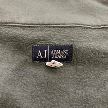 D ▼ 洗練されたデザイン!! '着心地抜群' ARMANI JEANS アルマーニジーンズ ダブルジップ コットン アシンメトリー ジャケット size:42_画像8