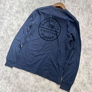 JJ @ 良品 アウトドア '人気モデル' THE NORTH FACE ノースフェイス 長袖 Tシャツ / カットソー sizeM 着心地抜群 メンズ 紳士服 トップス