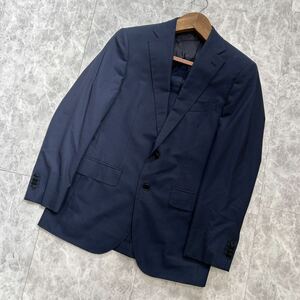 JJ @ 良品 '伊製 COLOMBO社製' HILTON ヒルトン SUPER 130's WOOL 2釦 テーラードジャケット 92A5 上着 メンズ 紳士服 アウター NAVY