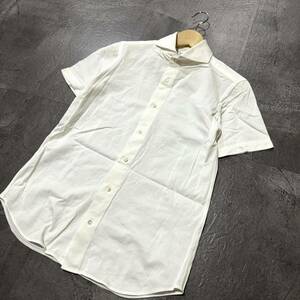 BB☆ 洗練されたデザイン!!'日本製' maker's shirt 鎌倉 メーカーズシャツカマクラ 半袖 ワイドカラーシャツ ワイシャツ S トップス 紳士服