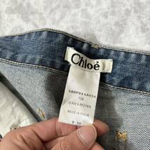 JJ ＊ イタリア製 国内正規品 '高級婦人服' Chloe クロエ JEAN'S MOYEN テーパード デニムパンツ / ジーンズ size36 レディース ボトムス_画像7