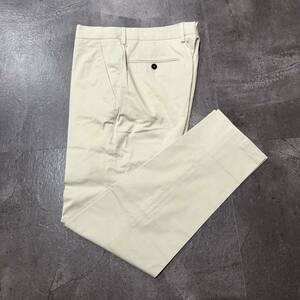 C☆良品/大きいSIZE'近年モデル' Ermenegildo Zegna エルメネジルドゼニア REGULAR FIT ワンタック コットンパンツ スラックス 50 ボトムス