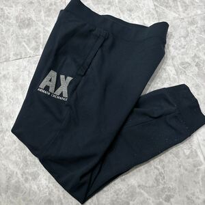 JJ ＊ 20年製 国内正規品 'ラグジュアリーウェア' ARMANI EXCHANGE アルマーニ エクスチェンジ STRETCH スウェット ジョガーパンツ L 