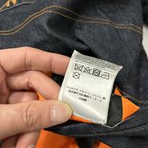 QQ1 ＊ 近年モデル 国内正規品 '高級紳士服' ARMANI EXCHANGE アルマーニ エクスチェンジ 高品質 リバーシブル 中綿 デニム ジャケット L_画像7