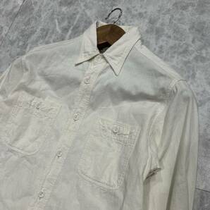 I @ 日本製 '人気モデル' BUZZ RICKSON バズリクソンズ 長袖 COTTON ボタンシャツ size14-14.5 メンズ 紳士服 トップス 古着 Y2K 00'sの画像4