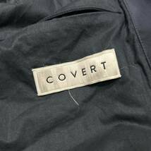 NN @ 良品 イタリア製 '高級感溢れる' COVERT コーベルト 高品質 COTTON スナップボタン ジャケット 上着 メンズ 紳士服 アウター NAVY_画像5