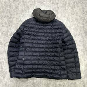 RRR @ 保温性抜群 '極上DOWN90%' adhoc アドホック TRAVELLER JACKET 重ね着風 M65 中綿 ダウン トラベルジャケット 大きいサイズ XL 古着の画像4