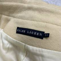 TTT@ 日本製 '着心地抜群' Ralph Lauren ラルフローレン 高品質 カシミヤ WOOL 混 ダブルブレスト ジャケット 11 レディース 上着 アウター_画像6