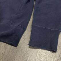 G ▼ 大きいサイズ!! '日本製' Ron Herman california ロンハーマン 無地 コットン100% スウェット トレーナー size:XL レディース NAVY_画像4