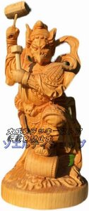 木彫り【諸天神】総高10cm 天然木 崖柏製 木製仏像