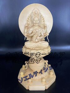 新入荷☆極上品◆檜木彫愛染明王置物無垢材彫刻唐密教真言宗のインテリアです