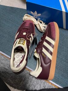 adidas Originals WMNS Samba OG Maroon/Cream White/Gold Metallic