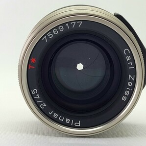 【A- 極上品】Contax Carl Zeiss Planar 45mm f/2 T* コンタックス Gマウント 標準 単焦点 レンズの画像5