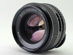 【B 並品】Pentax SMC TAKUMAR 55mm f/1.8 M42マウント ペンタックス アサヒ 標準 単焦点レンズ　5611430