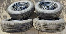 新車外し！BRIDGESTONE ecopia EP150鉄ホイール付き4本セット 195-65R15_画像1