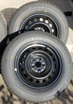 新車外し！BRIDGESTONE ecopia EP150鉄ホイール付き4本セット 195-65R15_画像2