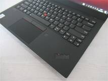 【美品】バッテリー新品同様 バックライトKB！Lenovo Thinkpad X1 Carbon Corei7（10610U）officeもインストール済!！_画像7