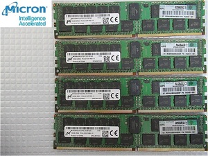 少数入庫【今週のサーバー向けメモリ！】Micron 2R*4 PC4-2133P-RB1-11 16GB×4枚　計64GB