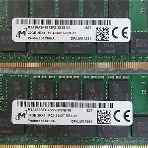 少数入庫【今週のサーバー向けメモリ！】SKhynix 2R*4 PC4-2400T-RB1-11 32GB×4枚 計128GBの画像2