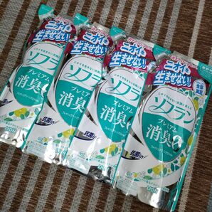 ソフランプレミアム 消臭へ フレッシュグリーンアロマの香り 420ml×4個セット